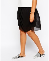 Junarose Leah Chiffon Mini Skirt