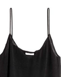H&M Pleated Chiffon Camisole Top