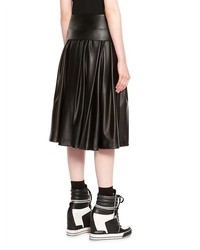 DKNY Pleated Midi Skirt