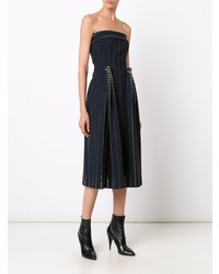 Dion Lee Pleated Perforated Dress