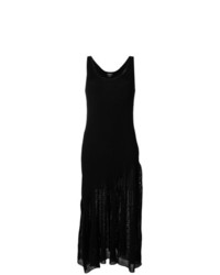 Calvin Klein 205W39nyc Ribbed Contrast Weave Dress