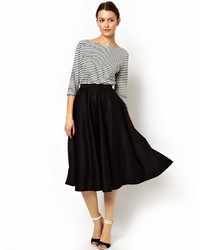 Asos Full Midi Skirt In Scuba, $22 