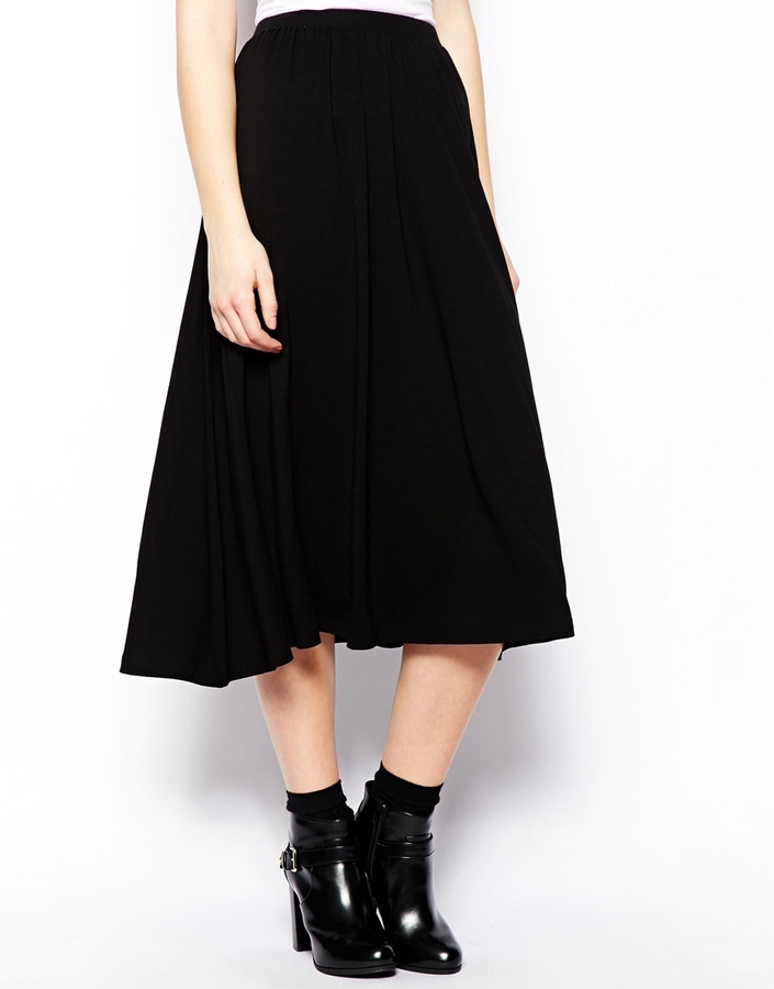 Asos Tall Full Midi Skirt, $41 | Asos | Lookastic