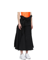 Junya Watanabe Black Trench Skirt