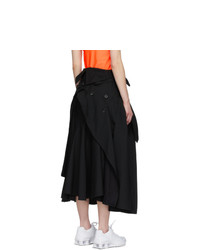 Junya Watanabe Black Trench Skirt