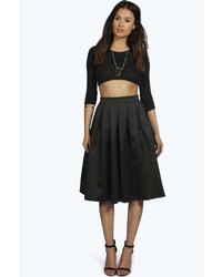 Boohoo Boutique Marin Pleated Full Midi Skirt