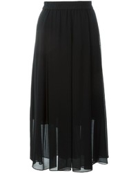 By Malene Birger Sheer Pleated Midi Skirt