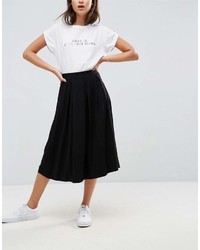 Asos Design Midi Skirt With Box Pleats