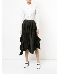 Comme Des Garçons Vintage Draped Midi Skirt