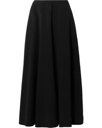 The Row Mara Stretch Crepe Midi Skirt