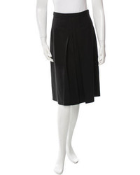 Michael Kors Michl Kors Wool Pleated Midi Skirt