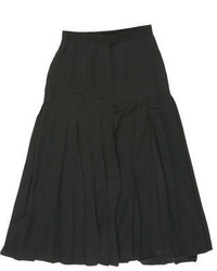 Chanel Pleated Midi Skirt