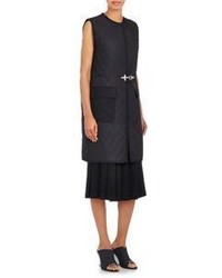 Nomia Pleated Midi Skirt Black