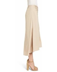 Trouve Ruched Front Midi Skirt