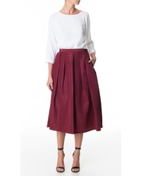Tibi Silk Faille Full Skirt