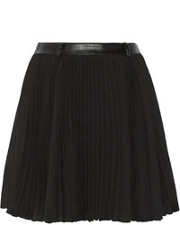 Karl Lagerfeld Bracha Pleated Cady Mini Skirt