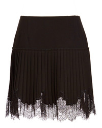 Chagoury Pleated Lace Mini Skirt