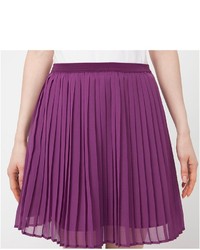 Uniqlo Chiffon Pleated Mini Skirt