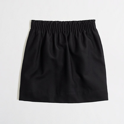 j crew pleated mini skirt