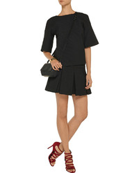 Jill Stuart Kristiana Pleated Matelass Mini Skirt