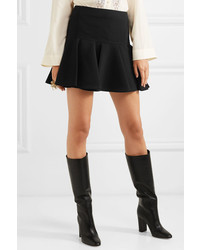 Chloé Pleated Crepe Mini Skirt