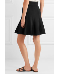 Chloé Pleated Crepe Mini Skirt Black