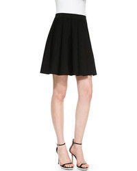Parker Zoey Box Pleated Skirt Black