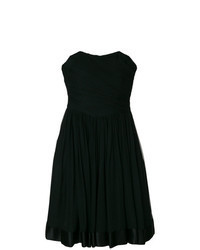 Black Pleated Party Dress