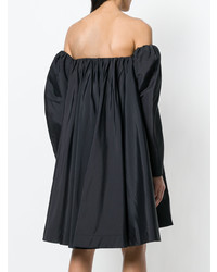 Calvin Klein 205W39nyc Ruched Silk Blend Bardot Dress