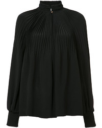 Tibi Pleated Front Blouse