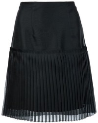 Carolina Herrera Pleated Mini Skirt