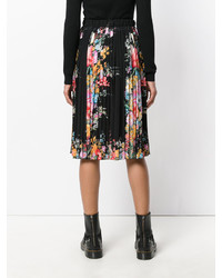 No.21 No21 Floral Print Pleated Skirt