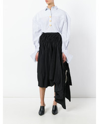 Marni Asymmetric Pleated Skirt