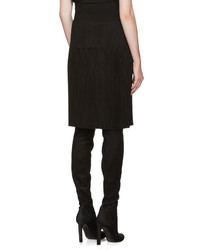Givenchy Back Knit Pleated Skirt