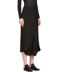 Issey Miyake Black Pleated Skirt