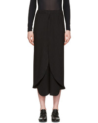 Issey Miyake Black Pleated Skirt