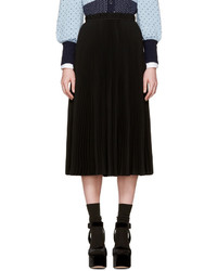Marc Jacobs Black Pleated Skirt