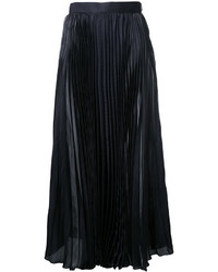 H Beauty&Youth High Rise Pleated Midi Skirt