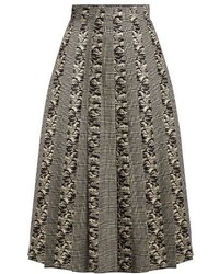 Sophie Theallet Joline Prince Of Wales Checked Pleated Skirt