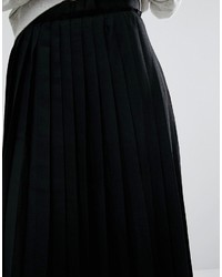 YMC Pleated Midi Skirt
