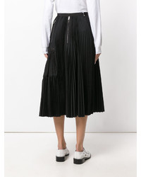 Sacai Pleated Zip Detail Skirt