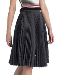 MSGM Polka Dot Pleated Skirt