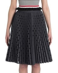 MSGM Polka Dot Pleated Skirt