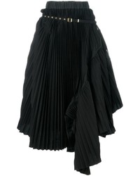 Sacai Pleated Asymmetric Skirt