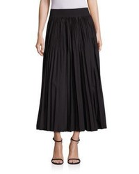 DKNY Solid Pleated Skirt