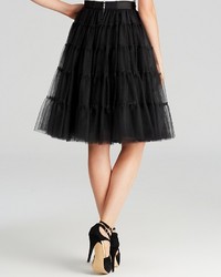 Alice + Olivia Skirt Darcy Tiered Tulle