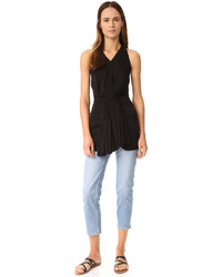 Rick Owens Lilies Pleated Tunic Top