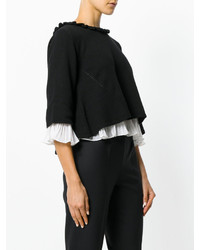 Twin-Set Pleated Trim Knitted Top
