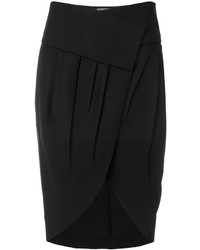 Jacquemus Asymmetric Pleated Wrap Skirt