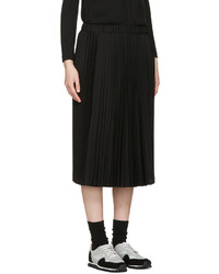Comme des Garcons Comme Des Garons Girl Black Wool Pleated Skirt